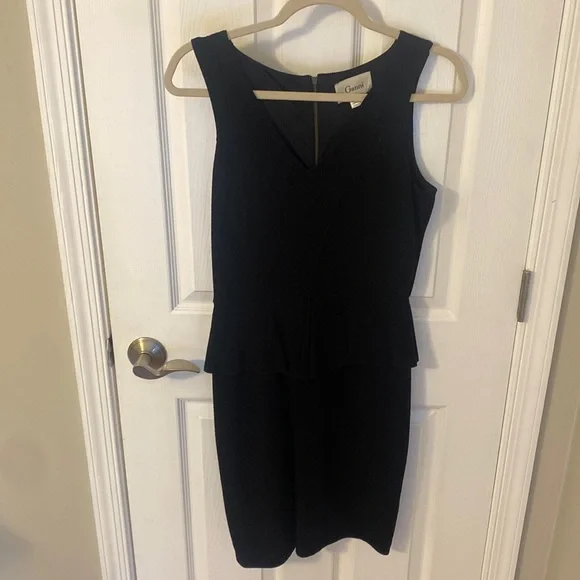 ganni peplum dress Ganni Denim Peplum Dress
